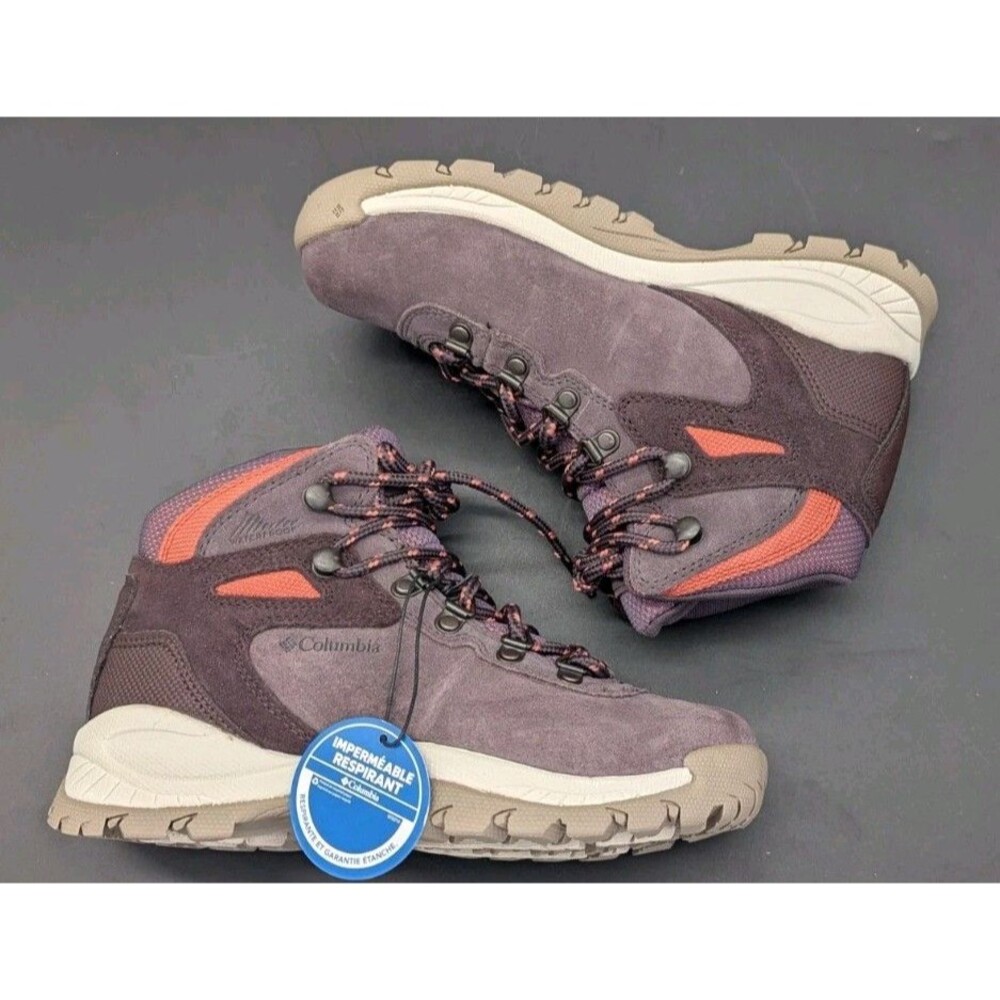 Columbia Women Newton Ridge Plus WP Amped Hiking Boots Timber Size 5 BL4552-204